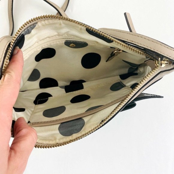 Kate Spade Janelle Small Crossbody Bag Nude Black - Picture 5 of 10